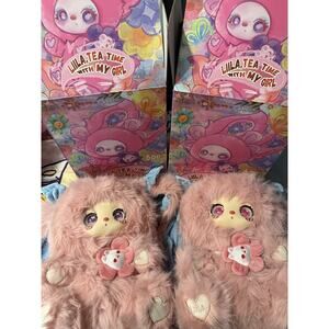 BUNDLE 2x Liila Tea Time 600 Pink Bunny Pink/Purple Eyes NEW W/CARD open box/bag
